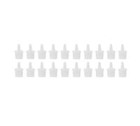 JOINPAYA 60pcs Eyelash Glue Bottle Plug Replacement Nozzle Caps Small Plastic Lash Bottle Tips for Eyelash Extensions Grafting Accessories Seal Bond Tools