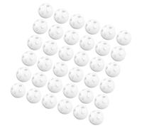 JOINPAYA 60Pcs White Rattle Ball Inserts for, 2.4Cm Plastic Shaker Bells DIY Replacement Parts for Soft Plush Noise Makers and Craft Projects