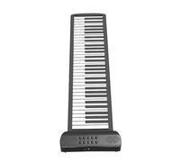 JOINPAYA 61-keys Portable Roll-up Piano Foldable Silicone Electronic Keyboard for Beginners Lightweight and Flexible Music Instrument Built-in Speaker