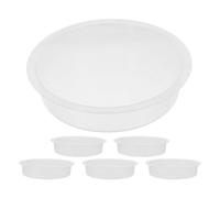 JOINPAYA 6pcs Bird Bath Bowls: Outdoor Feeding Water Bowls - Plastic Hummingbird Feeder Trays for Small Birds Backyard Patio and Garden Birdwatching