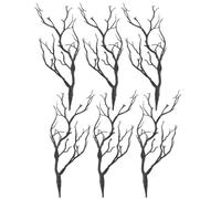 JOINPAYA 6pcs Black Artificial Shaped Plastic Antler Branches