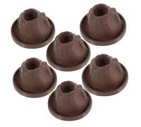 JOINPAYA 6pcs DIY Volcano Model Kit Brown Volcanic Shell Base Educational Science Prop for Lab Experiments Childrens Hands Learning and Creative Eruption Simulation