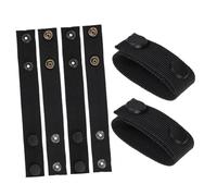 JOINPAYA 6Pcs Duty Belt Keepers Belt Loops with Snap Closure for Security Outdoor Use Lightweight Slip Design for Camping Hiking and Adventure Activities
