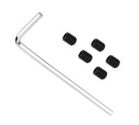 JOINPAYA 6pcs Electric Guitar String Locking Nut Heavy Duty Metal Screws Mounting Hardware with String Retainer for Stable Tuning Bass and Electric Guitars