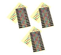 JOINPAYA 6pcs Guitar Fretboard Sticker Guitar Decal for Beginner Learn Scales and Notes Fingerboard