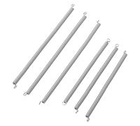 JOINPAYA 6pcs Hooked Wire Extension Springs for Stapler Repair Small Stainless Steel Tension Springs with Hook Ends Replacement for Office and Craft Projects