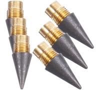 JOINPAYA 6Pcs Inkless Pencil Replacement Tips Eternal Pencil Refill Replacement Nibs Screw Thread Design Suitable for Students and Artists Writing Supplies Random Style
