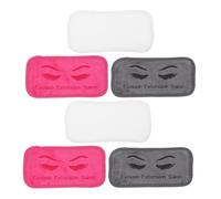 JOINPAYA 6pcs Lash Extension Forehead Pads Set Deep Pink White Grey Eyelash Grafting Supports for Professional Lash Extension Tools and Supplies