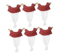 JOINPAYA 6Pcs Leather Billiard Pockets Kit Durable Snooker Table Replacement Nets for Easy Installation Includes Corner Side Pockets Fits Standard Pool Tables