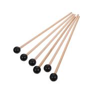 JOINPAYA 6pcs Marimba Mallets Wooden Percussion Hammers for Xylophone and Percussion Instruments for Beginners and Professionals