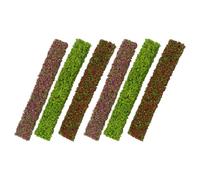 JOINPAYA 6pcs Miniature Bush Model Artificial Plants for Indoors DIY Architecture Building Micro Scale Garden Landscape Tiny Shrubs Leaves Scenery Models for Train Dollhouse Project Accesso