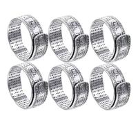 JOINPAYA 6pcs Retro Gold Amulet Rings for Men Finger Rings Vintage Lucky Decorative Jewelry Set for Protective Symbol and Daily Wear