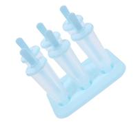 JOINPAYA 6pcs Round Blue Ice Pop Molds DIY Freeze Pop Maker Set, Small Plastic Ice Candy Molds Reusable for Summer Homemade Treats