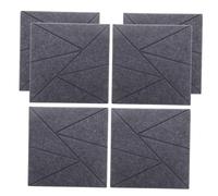 JOINPAYA 6pcs Self-adhesive Acoustic Panels High Density Soundproofing Pads for Home Office Material for Noise Reduction and Interior Decor