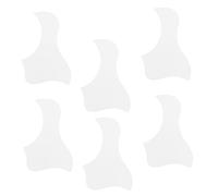 JOINPAYA 6pcs Self-adhesive Folk Guitar and Ukulele Pickguard Protective Scratch Guard Plates Medium Size for Acoustic Guitar Accessories