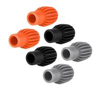 JOINPAYA 6pcs Silicone Drumstick Silent Cover Mute Tips Holes for Drum Practice Noise Reduction Drum Dampeners