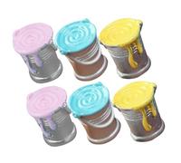 JOINPAYA 6pcs Simulated Paint Buckets Mini Scene Layout Adornments for Doll House House Decor Mini Accessory Random Style