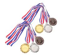 JOINPAYA 6pcs St 2nd 3rd Place Award Medals with Ribbons, Large