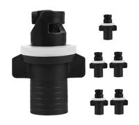 JOINPAYA 6pcs Sup Pump Adapter for Inflatable Paddleboard and Kayak High Strength Air Valve Converter Nozzles Compact Lightweight Design for Outdoor Water Sports Compatible with Various
