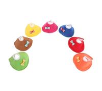 JOINPAYA 7pcs Bird Collar with Bow Adjustable Anti-bite Elizabethan Neck Protector Windproof Bird Cape for Parrots Parakeets Plucking Wound Healing