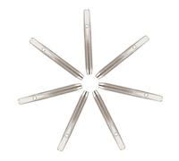 JOINPAYA 7pcs Silver Metal Harp String Pins with Bright Surface and Not Easy to Break Feature, Suitable for Dulcimer and Lyre Harp as Reliable Musical Instrument Accessories