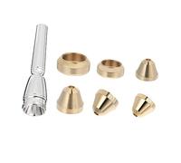 JOINPAYA 7pcs Trumpet Mouthpiece Plated Accessories for Beginners and Advanced Players and Practical for Enhanced Embouchure and Sound
