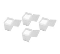 JOINPAYA 800pcs Eyelash Extension Wipes Pads White Lint-Free Cotton for Eyelash Glue Removal and Lash Cleaning, Makeup Remover Tool Suitable for Professional and Home Use