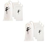 JOINPAYA 8pcs Ballet Drawstring Storage Bag Dance Bag Garment Rack Ballet Dance Shoe Holder
