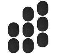 JOINPAYA 8pcs Bamboo Charcoal Face Sponges Black Facial Cleansing Pads Makeup Remover Sponges Soft Reusable Face Skin Cleaning Supplies for Daily Use