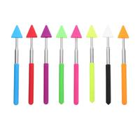 JOINPAYA 8pcs Extendable Teacher Pointer Sticks Set, Handheld Reading Teaching Rods with Arrow Tips for Classroom, Office, and Early Education Presentations