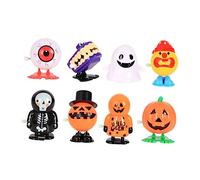 JOINPAYA 8Pcs Halloween Wind Up Clockwork for Lightweight Jumping Playthings with Smooth Touch and Design Fun Party Props for Haunted House and Festive Decorations