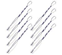 JOINPAYA 8pcs Jewish Prayer Shawl Tzitzit Tassels Blue and White Traditional Tallit Strings for Religious Garment Fringes and Mitzvah Synagogue Accessories