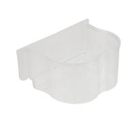 JOINPAYA 8pcs Large Plastic Bird Feeding Bowls Rim Hanging Parrot Feeder Cups for Small Birds, Budgies, Cockatiels, and Cage Water Feeders