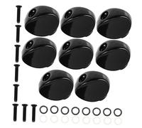JOINPAYA 8pcs Metal Guitar Tuning Peg Buttons Knobs Replacement for Acoustic Electric Bass Screw for Easy Installation