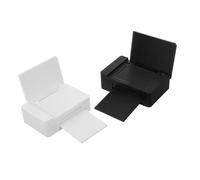 JOINPAYA 8pcs Miniature Dollhouse Small Printer Model Realistic Tiny Office Supplies for Dollhouse Tech Decor Compact Plastic Desktop Printing Machines for Role-playing and Imaginative Play