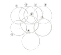 JOINPAYA 8pcs Nylon Ukulele String Set Replaceable Musical Strings for Ukulele Parts Durable Easy to Install for Beginners and Experienced Players Ample Supply for Daily Needs