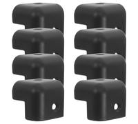 JOINPAYA 8pcs Plastic Guitar Corner Protectors Wear-Resistant Speaker Cabinet Corner Guards for Audio Equipment Subwoofer and Furniture Safety in Music Stage and Instrument Cases