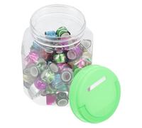 JOINPAYA 90pcs Mini Tape Colorful Glitter Powder Tape for DIY Practical Leaving No Sticky Residue Eye-catching Delicate Bright Color Unique Look for Diary Art Crafts Projects Random Color