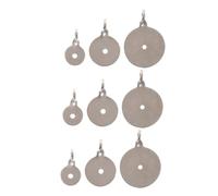 JOINPAYA 9pcs Stainless Steel Shooting Targets with Plates for Outdoor Air Target Game and Shooting Range Training Metal Plates for Group Practice and Accuracy Improvement