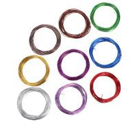 JOINPAYA 9Roll Anodized Aluminum Bonsai Training Wire Each in Colors for Garden Tree Shaping Branch Support Indoor Outdoor Wire for Beginners and Artists