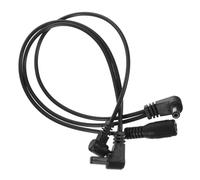 JOINPAYA 9v Guitar Effector Power Supply Cable with Angled Connectors, High-quality Electronic Components, Black Coiled Link Power Cable for Electric Guitar Effect Pedals, for Musician