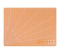 JOINPAYA A4 Double-Sided Orange Craft Cutting Mat 30×22cm for Carving, Sewing, and Art Projects - Precision Small Cutting Pad for Hobbyists and Artists