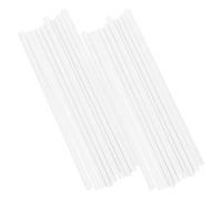 Joinpaya A4 Slide Binder Bars, 20 Pack White Report Cover Sliding Clips, 8mm Capacity Plastic Binding Spines for Paper Organization, School Presentation Folders and Office Document Filing Sets