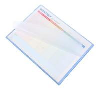 JOINPAYA A4 Undated Monthly Planner Blue Frame, Self-Fill Time Sheet Log Book Blank Calendar Sheets, Monthly Desk Pad for Task Management and Productivity Tracking