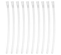 JOINPAYA Abs Bird Feeder Tubes User-friendly Design to Monitor Food Consumption 10pcs for Parrot Hand Feeding for Pet Stores and Parrot Breeders