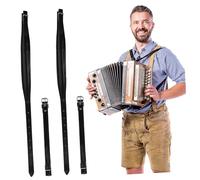 JOINPAYA Accordion Leather Straps for Musical Instrument Accordion Shoulder Belt Adjustable for Playing