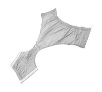 JOINPAYA Adaptive Men’S Post-Surgical Briefs with Front Snap Opening, Lightweight Breathable Incontinence Underwear for Cast Wear and Rehabilitation, Soft Gray Size L