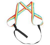 JOINPAYA Adjustable Djembe Shoulder Strap Thick Pad African Hand Drum Sling Comfort Percussion Instrument Belt Rainbow