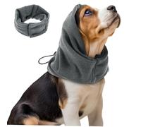JOINPAYA Adjustable Dog Snood for Winter Soft Ear Warmer Hood for Dogs Stylish Ear Cover for Outdoor Activities Travel Bathing Comfortable Protection Against Cold Noise
