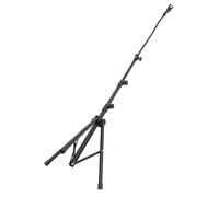 JOINPAYA Adjustable Floor Tripod Microphone Stand with Clip Stable Mic Holder for Stage Karaoke Speech Live Broadcast Wedding and Conference Use